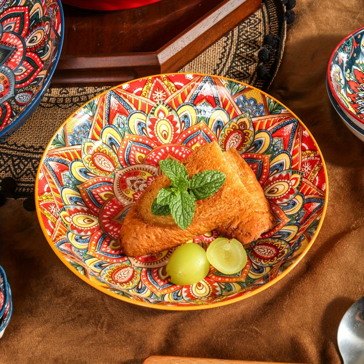 Ceramic Dinner Plates 4-Piece Set – view 8