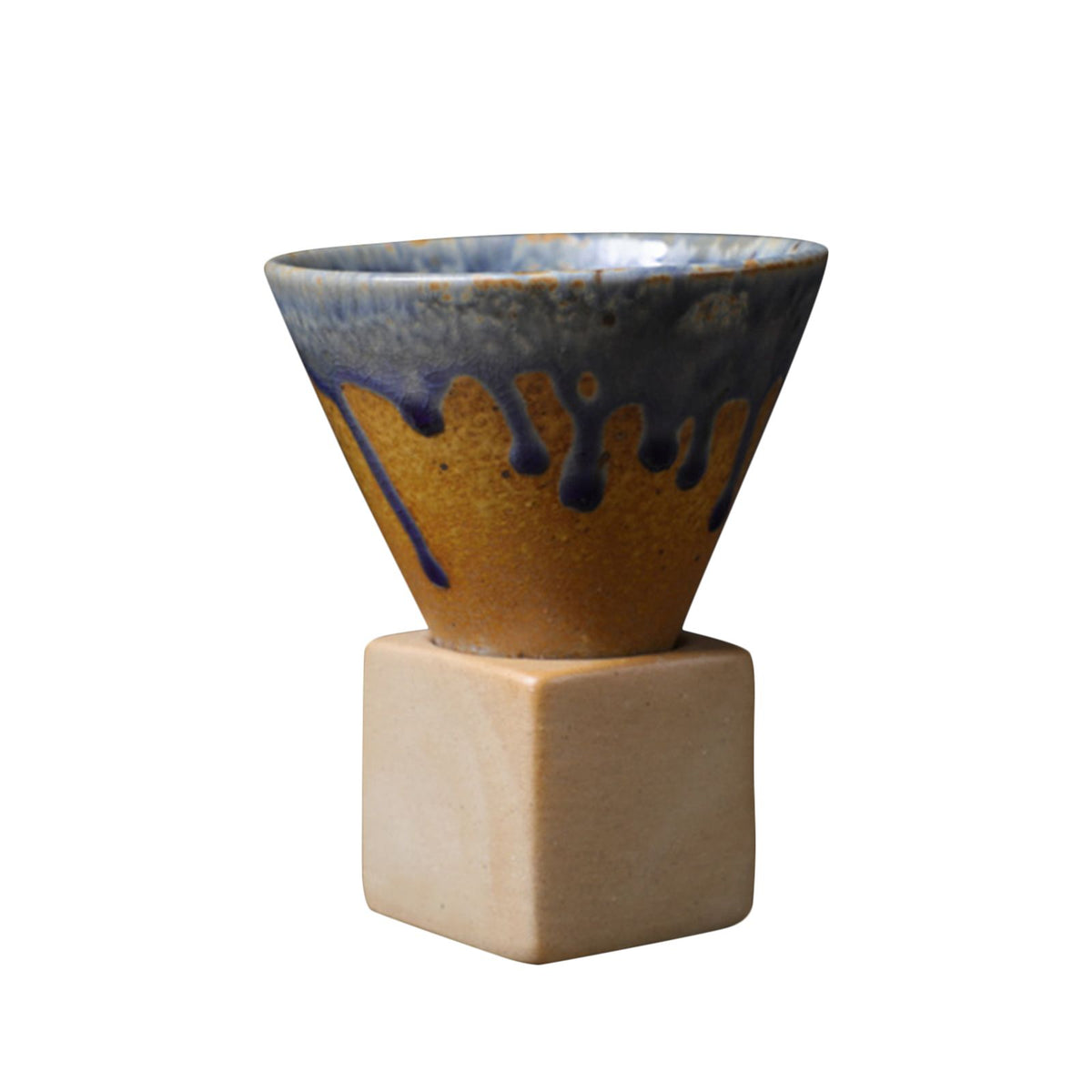 200mL Japanese Pottery Mug Coffee Mug Latte Cup with Base Ceramic Mug – view 1