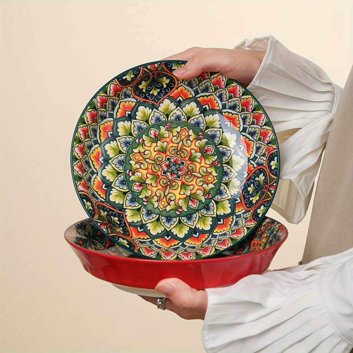 Ceramic Dinner Plates 4-Piece Set – view 2