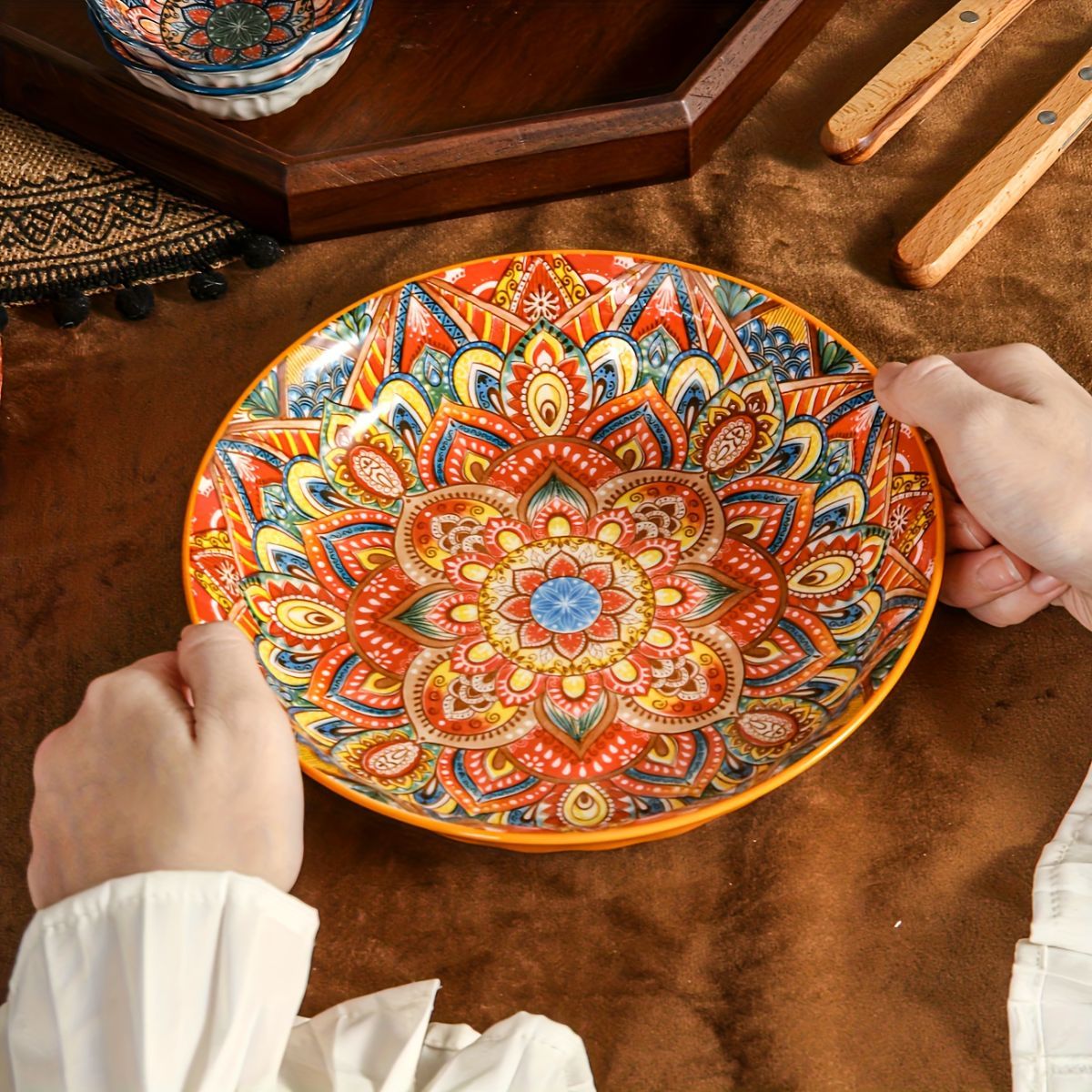 Ceramic Dinner Plates 4-Piece Set – view 5