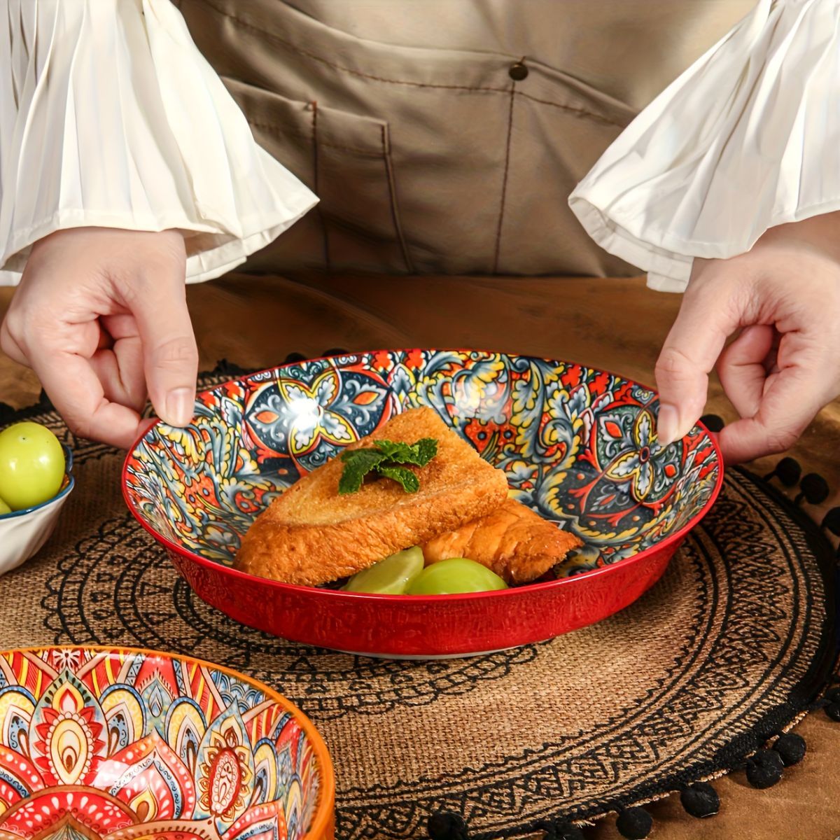 Ceramic Dinner Plates 4-Piece Set – view 6