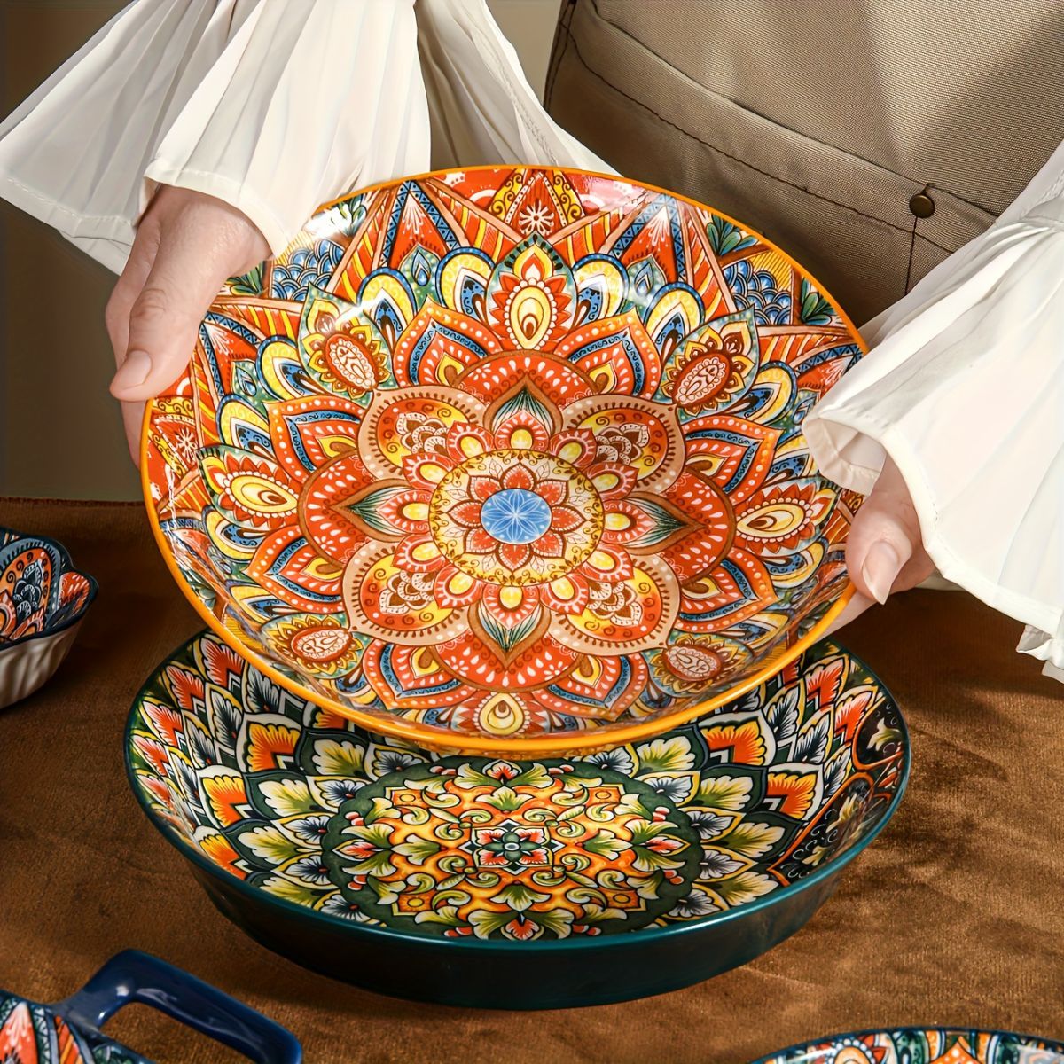 Ceramic Dinner Plates 4-Piece Set – view 7