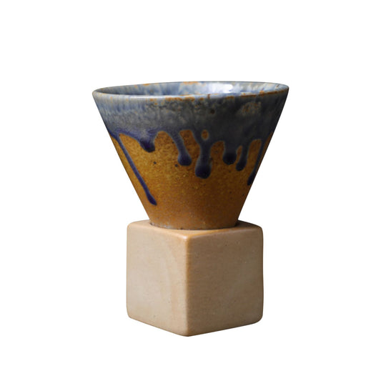200mL Japanese Pottery Mug Coffee Mug Latte Cup with Base Ceramic Mug – view 1