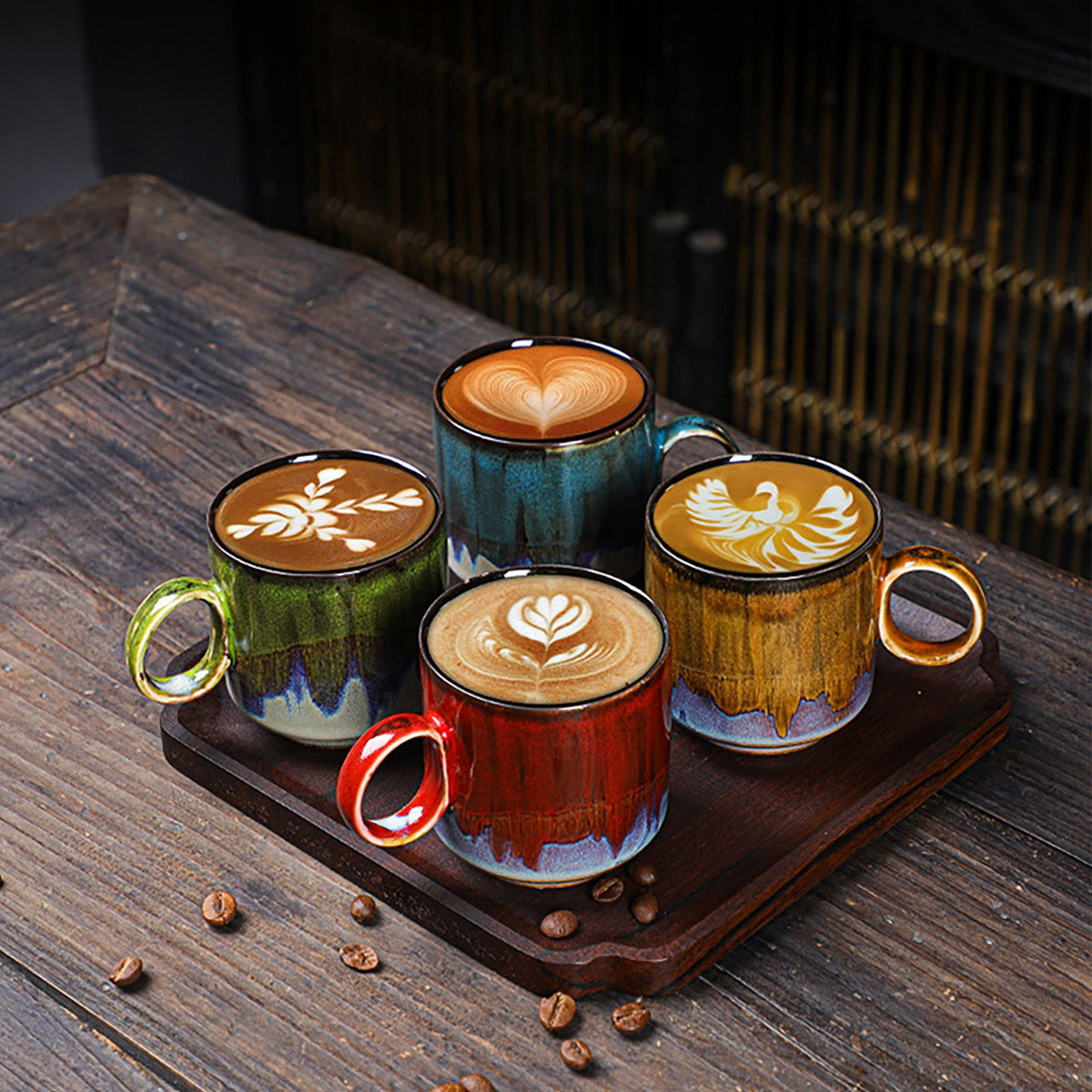 Ceramic Kiln Glaze Coffee Mug Large Capacity Large Handle Coffee Cup for Home Office – view 7