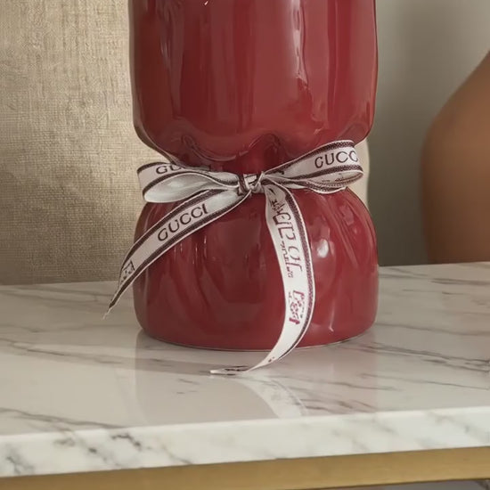 Artisan Handcrafted Ceramic Vase - Minimalist Home Decor with Stable Base(Paintings) video